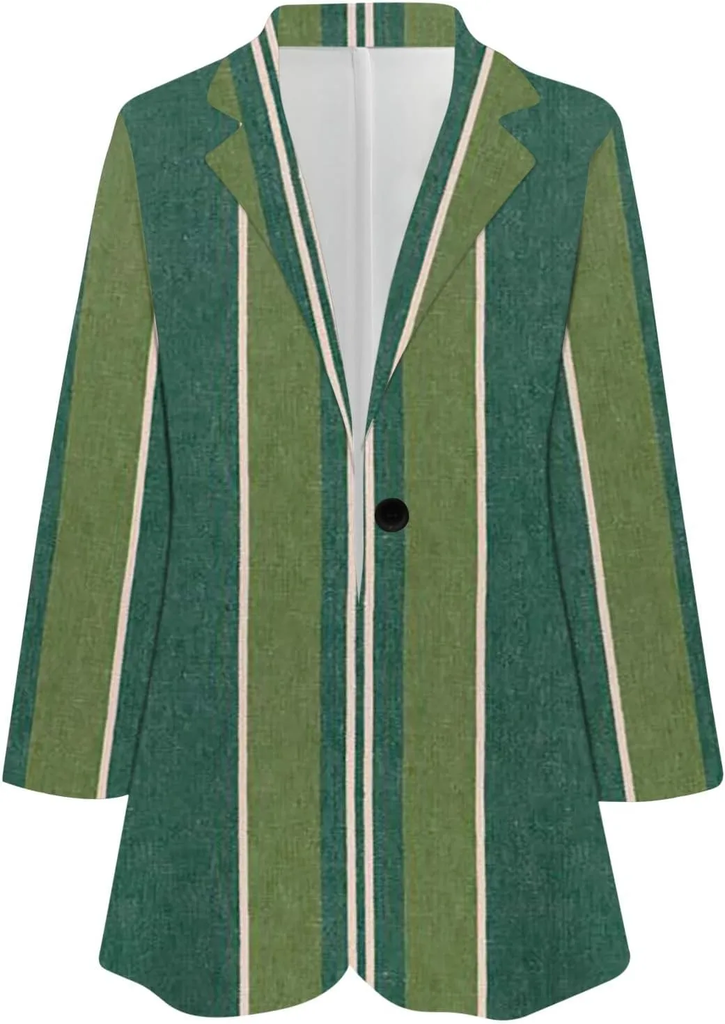 Women's Formal Trendy Long Sleeve Lightweight Blazer Jacket Plus Size,M-5XL