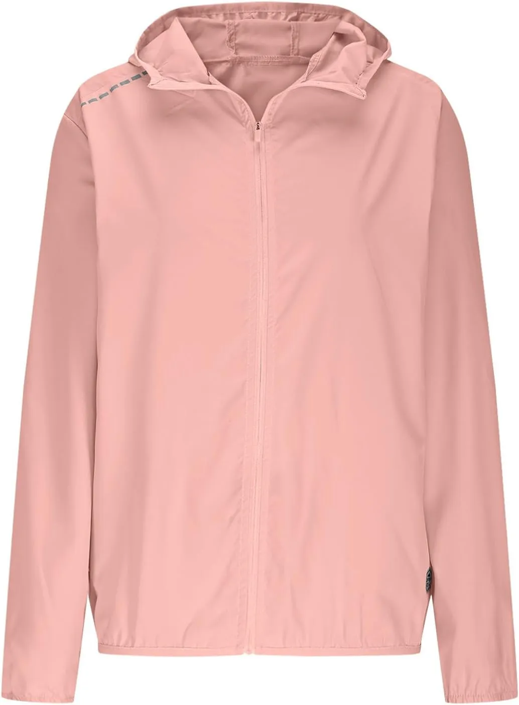 Womens Jackets Casual Long Sleeve Sunscreen Coat With Hood Trendy Lightweight Loose Breathable Summer Hiking Clothes