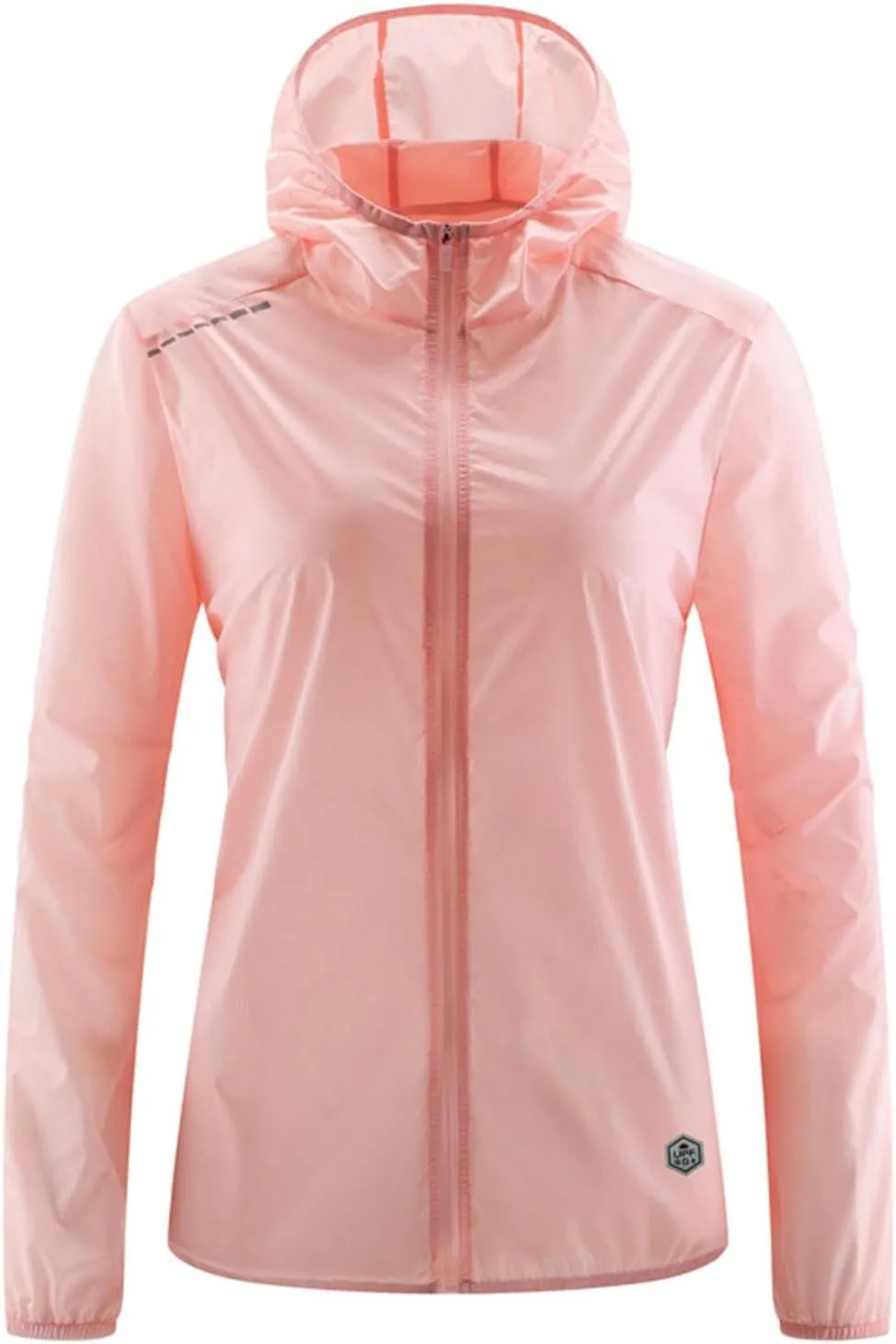 Womens Jackets Casual Long Sleeve Sunscreen Coat With Hood Trendy Lightweight Loose Breathable Summer Hiking Clothes