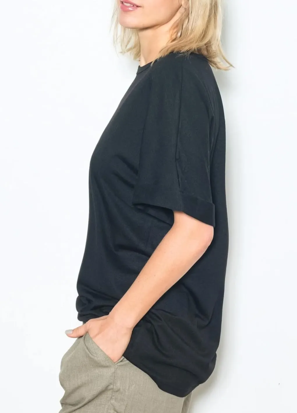 Women's Oversized T Shirts Short Sleeve Crewneck Summer Tops Casual Loose Basic Tee Shirts