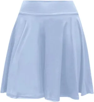 Women's Pleated Mini Skirts Built in Shorts High Waisted Elastic Casual Fashion Skorts Flowy Basic Stretchy A-line Skirt