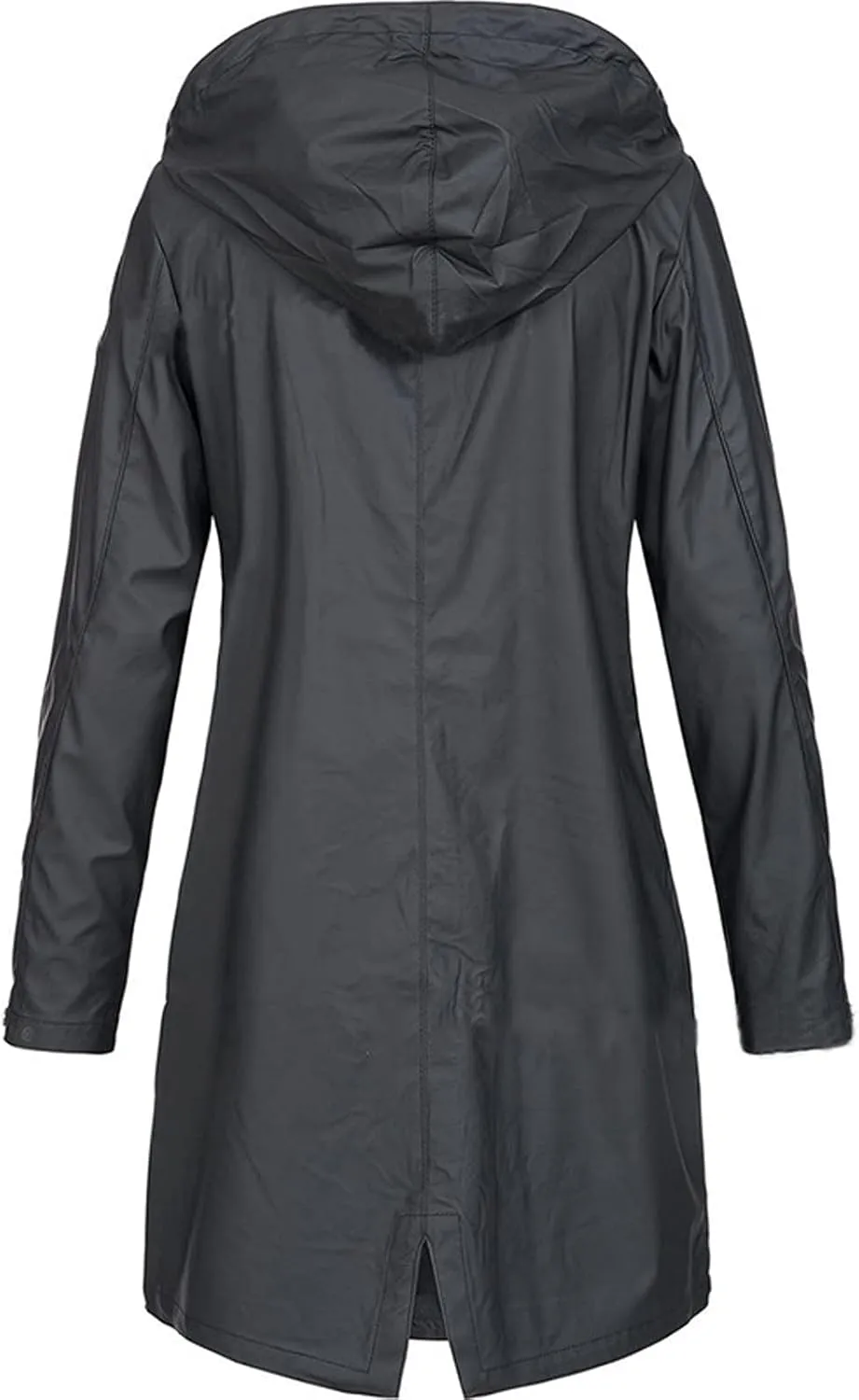 Women's Rain Jacket Lightweight Waterproof Raincoat Outdoor Trench Coat,S-5XL