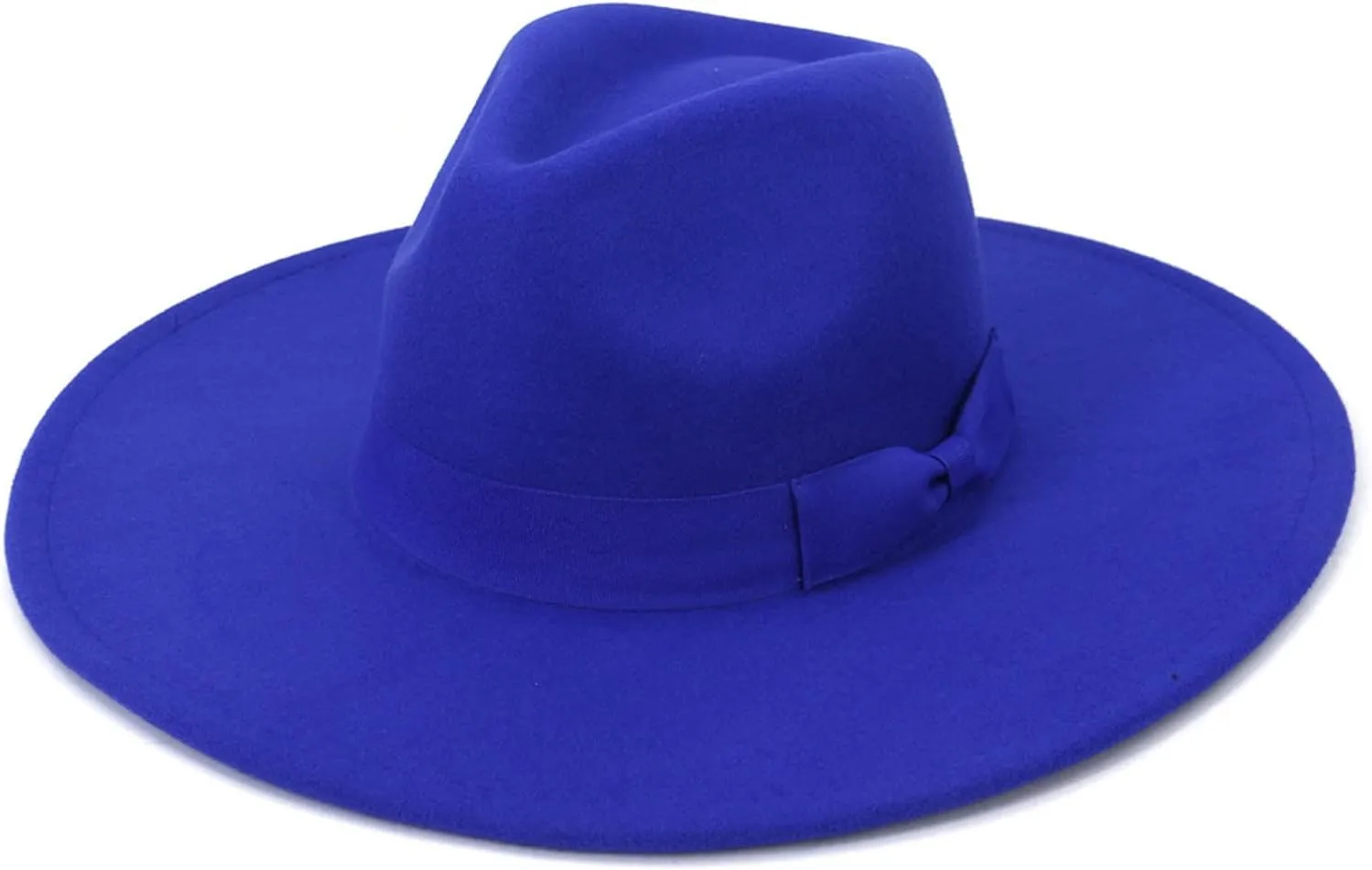 Wool Fedora Hats for Men Women Wide Brim Felt Panama Hat