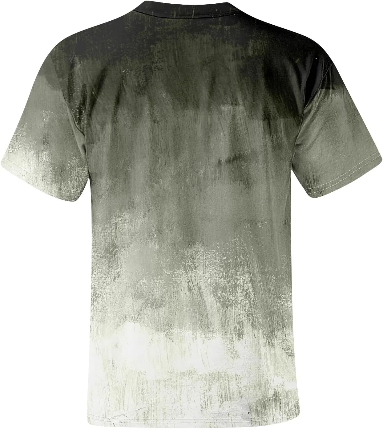 Ymosrh Men's Summer T Shirts Gradient Color Short Sleeve Crew Neck Soft Tee Shirts Beach Tops Casual Tees, S-5XL