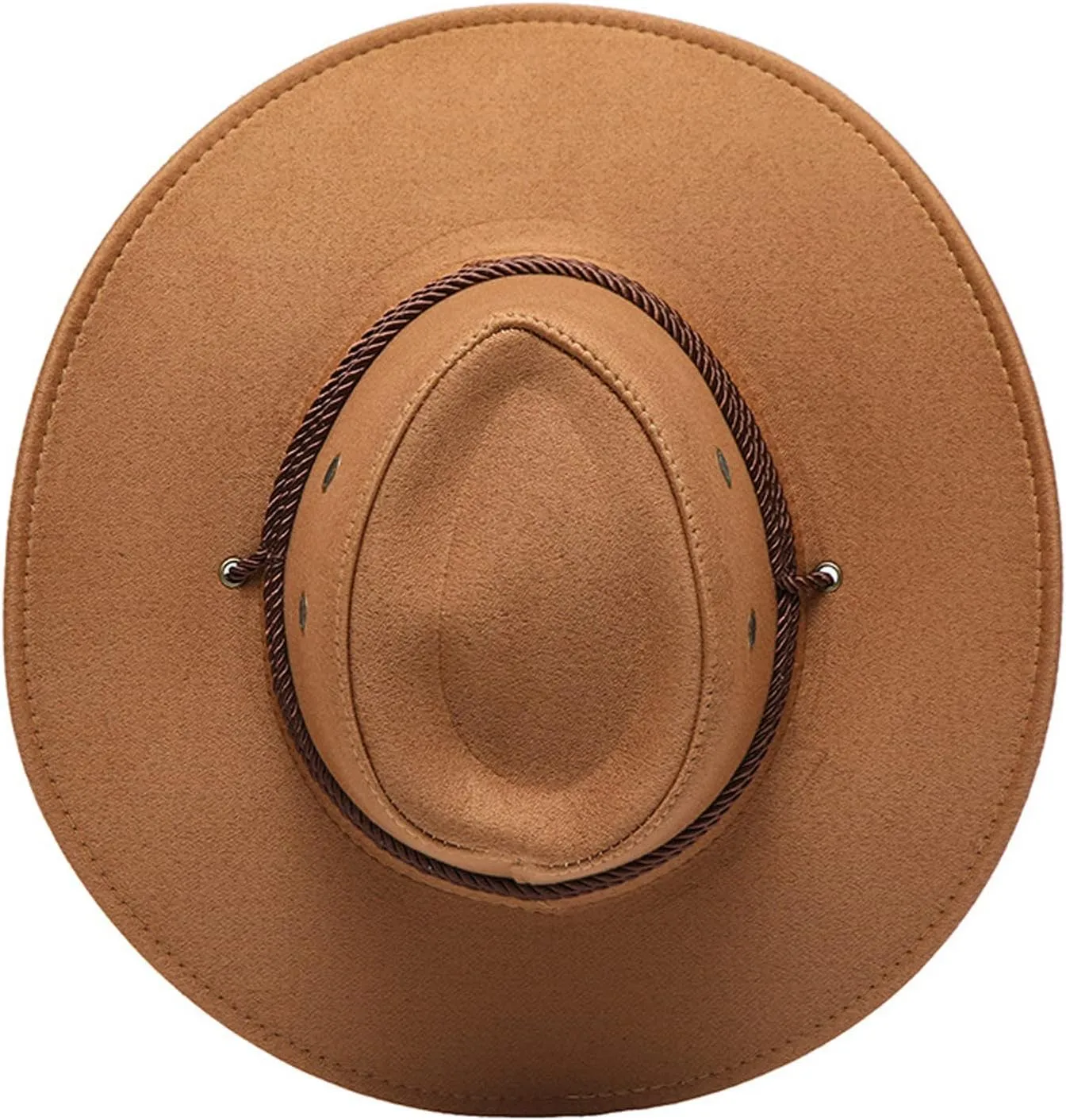 YOLAI Cowboy Hats for Women Men Retro Classic Suede Cowgir𝐥 Hats Wide Brim Western Cowgir𝐥 Cowboys Hats