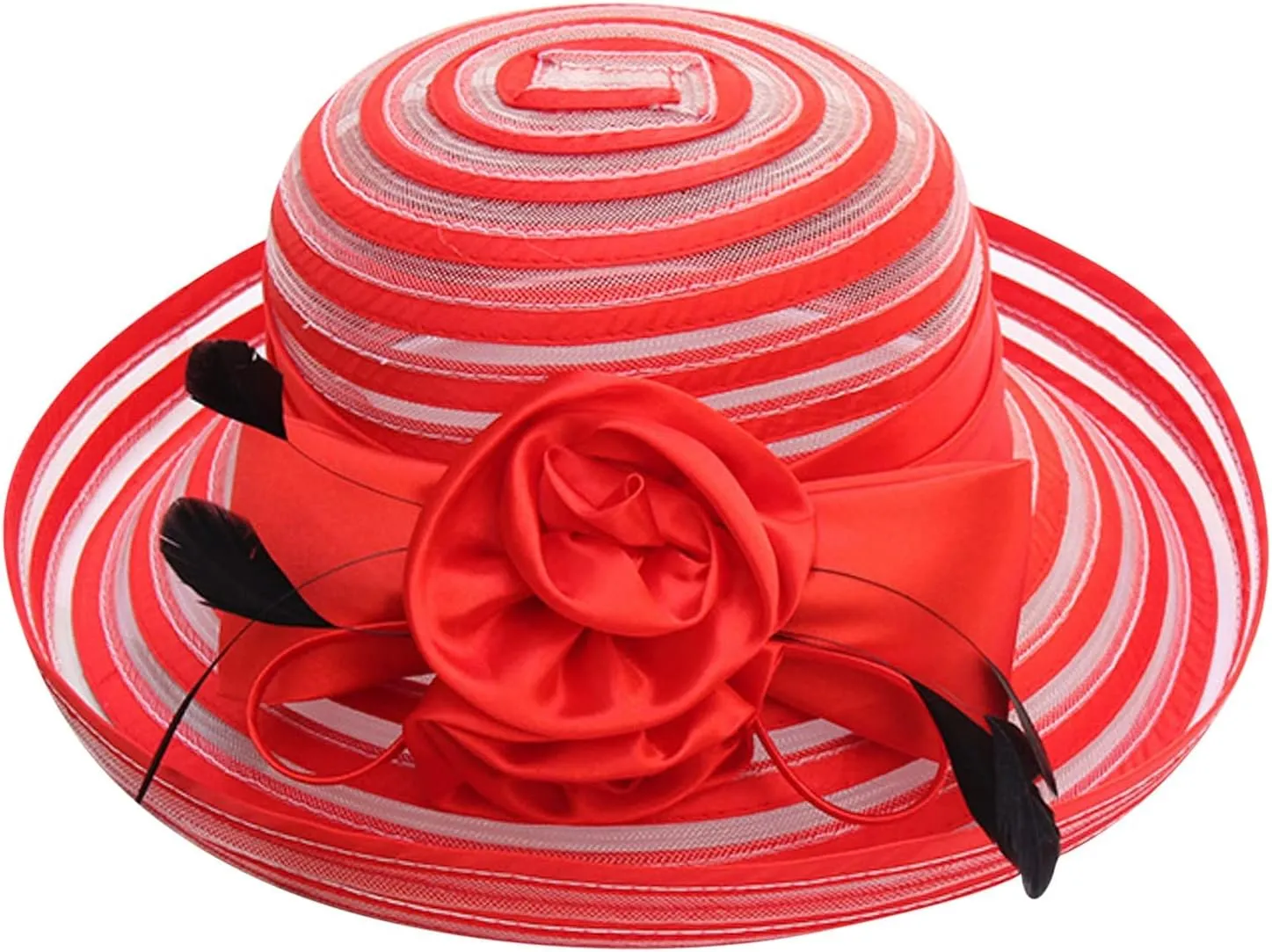 YOLAI Women 2024 Church Hats Fascinators Hat for Women Church Tea Party Headband Summer Wedding Cocktail Hat