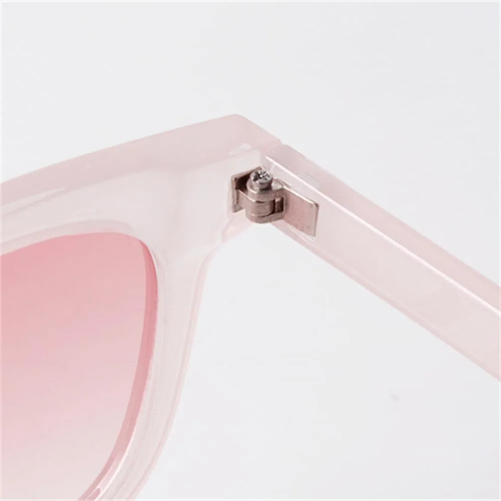ZIUTNSAV-Vintage Tortoiseshell Sunglasses Women Men Round Lens Cat Eye Sun Glasses